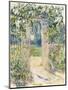 La Porte du Jardin, Vetheuil, 1881-Claude Monet-Mounted Premium Giclee Print