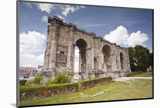 La Porte Mars in Reims, Champagne-Ardenne, France, Europe-Julian Elliott-Mounted Photographic Print