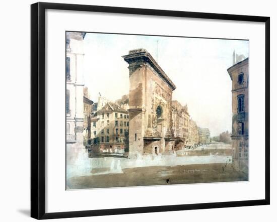 La Porte St Denis, Paris, 1800-Thomas Girtin-Framed Giclee Print