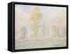 La Prairie a Giverny, 1888-Claude Monet-Framed Stretched Canvas