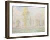 La Prairie a Giverny, 1888-Claude Monet-Framed Giclee Print