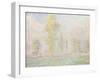 La Prairie a Giverny, 1888-Claude Monet-Framed Giclee Print