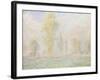 La Prairie a Giverny, 1888-Claude Monet-Framed Giclee Print