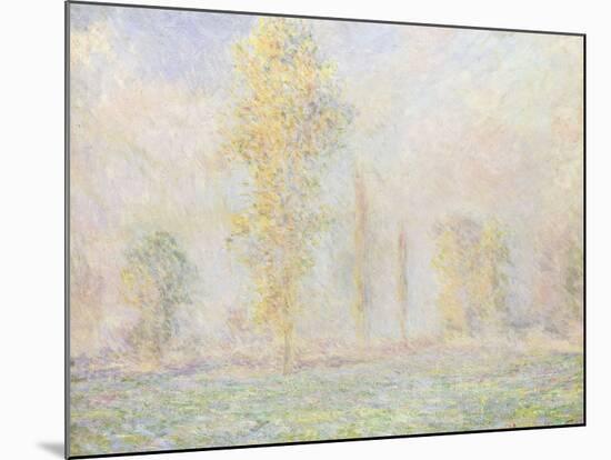 La Prairie a Giverny, 1888-Claude Monet-Mounted Giclee Print