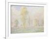 La Prairie a Giverny, 1888-Claude Monet-Framed Giclee Print