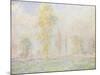 La Prairie a Giverny, 1888-Claude Monet-Mounted Giclee Print