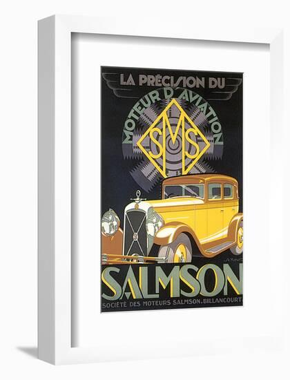 La Precision du Moteur d'Aviation Salmson-G^ Kow-Framed Art Print