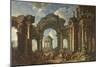 La prédication d'un apôtre dans des ruines d'architecture-Giovanni Paolo Pannini-Mounted Giclee Print