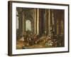 La prédication d'un apôtre dans des ruines d'architecture-Giovanni Paolo Pannini-Framed Giclee Print