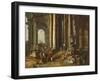 La prédication d'un apôtre dans des ruines d'architecture-Giovanni Paolo Pannini-Framed Giclee Print