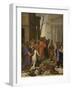 La Prédication de saint Paul à Ephèse-Eustache Le Sueur-Framed Giclee Print