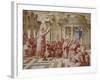 La Prédication de saint Paul aux Athéniens-Raffaello Sanzio-Framed Giclee Print