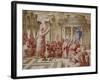 La Prédication de saint Paul aux Athéniens-Raffaello Sanzio-Framed Giclee Print