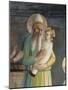 La Presentation Du Christ Au Temple (Detail). Saint Pierre, Martyr, Et La Religieuse Dominicaine Vi-Fra (c 1387-1455) Angelico-Mounted Giclee Print