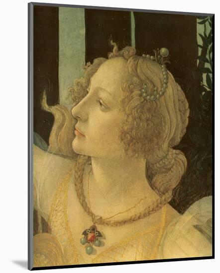 La Primavera (detail)-Sandro Botticelli-Mounted Premium Giclee Print