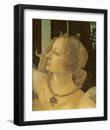 La Primavera (detail)-Sandro Botticelli-Framed Premium Giclee Print