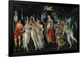 La Primavera (Spring), 1477-Sandro Botticelli-Framed Premium Giclee Print