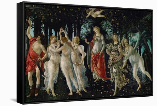 La Primavera (Spring), 1477-Sandro Botticelli-Framed Stretched Canvas