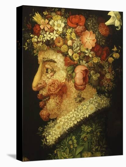 La Primavera (Spring), 1573 (Detail)-Giuseppe Arcimboldo-Stretched Canvas