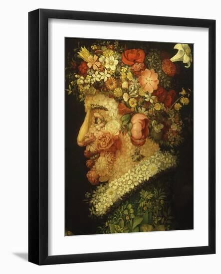 La Primavera (Spring), 1573 (Detail)-Giuseppe Arcimboldo-Framed Giclee Print