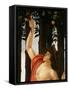 La Primavera (Spring,) Detail of Mercury Holding Wand to Orange Tree-Sandro Botticelli-Framed Stretched Canvas