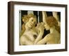 La Primavera (Spring) Detail of Two of the Three Graces c.1475-Sandro Botticelli-Framed Giclee Print