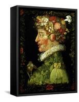 La Primavera (The Spring), 1573-Giuseppe Arcimboldo-Framed Stretched Canvas