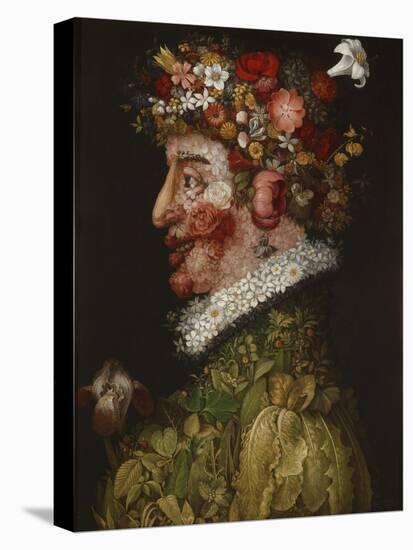 La Primavera-Giuseppe Arcimboldo-Stretched Canvas