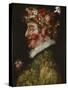 La Primavera-Giuseppe Arcimboldo-Stretched Canvas