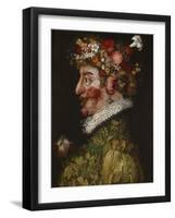 La Primavera-Giuseppe Arcimboldo-Framed Art Print