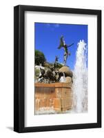 La Princesa Fountain in Old San Juan, Puerto Rico, Caribbean-Richard Cummins-Framed Photographic Print