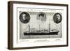 La Princesse Elisabeth, Belgian State Railway, 1909-null-Framed Giclee Print