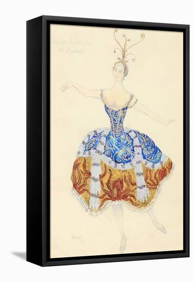 La Princesse Enchantée. Costume Design for the Ballet the Sleeping Princess, 1921-Léon Bakst-Framed Stretched Canvas