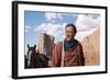 La Prisonniere du Desert THE SEARCHERS by JohnFord with John Wayne, 1956 (photo)-null-Framed Photo