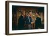 La Prisonniere du Desert THE SEARCHERS by JohnFord with Samuel Johnson Clayton, John Wayne and Patr-null-Framed Photo