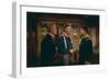 La Prisonniere du Desert THE SEARCHERS by JohnFord with Samuel Johnson Clayton, John Wayne and Patr-null-Framed Photo