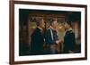 La Prisonniere du Desert THE SEARCHERS by JohnFord with Samuel Johnson Clayton, John Wayne and Patr-null-Framed Photo