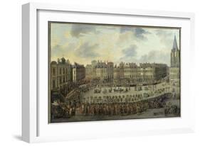 La Procession de Lille-François Louis Joseph Watteau-Framed Giclee Print