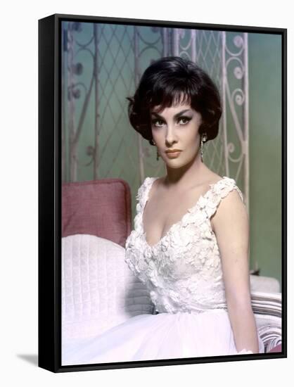 La proie des vautours Never So Few by JohnSturges with Gina Lollobrigida, 1959 (photo)-null-Framed Stretched Canvas