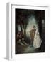 La Promenade, 17Th-18Th Century (Oil on Canvas)-Jean Antoine Watteau-Framed Giclee Print