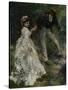 La Promenade, 1870-Pierre-Auguste Renoir-Stretched Canvas