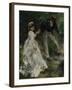 La Promenade, 1870-Pierre-Auguste Renoir-Framed Giclee Print