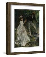 La Promenade, 1870-Pierre-Auguste Renoir-Framed Giclee Print