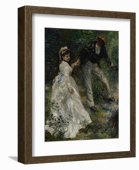 La Promenade, 1870-Pierre-Auguste Renoir-Framed Giclee Print