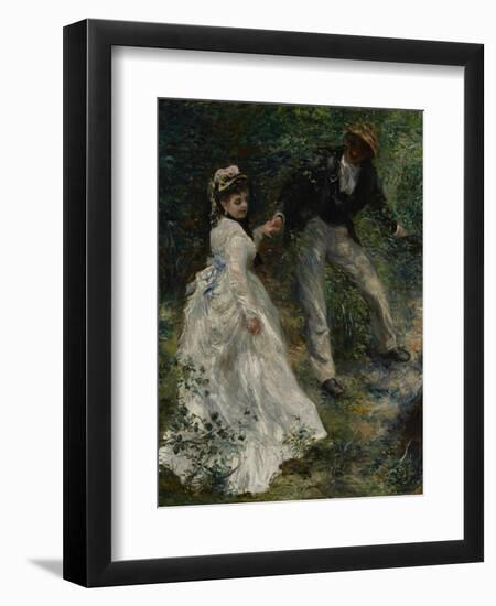 La Promenade, 1870-Pierre-Auguste Renoir-Framed Giclee Print