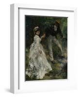 La Promenade, 1870-Pierre-Auguste Renoir-Framed Giclee Print