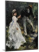 La Promenade, 1870-Pierre-Auguste Renoir-Mounted Giclee Print