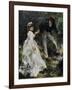 La Promenade, 1870-Pierre-Auguste Renoir-Framed Premium Giclee Print