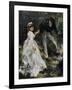 La Promenade, 1870-Pierre-Auguste Renoir-Framed Premium Giclee Print