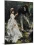 La Promenade, 1870-Pierre-Auguste Renoir-Mounted Premium Giclee Print